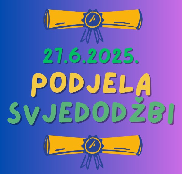 Podjela svjedodžbi