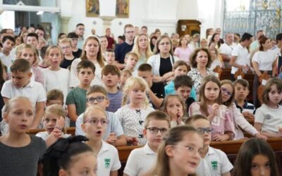 Misa zahvalnica Katoličke osnovne škole Svete Uršule u varaždinskoj katedrali